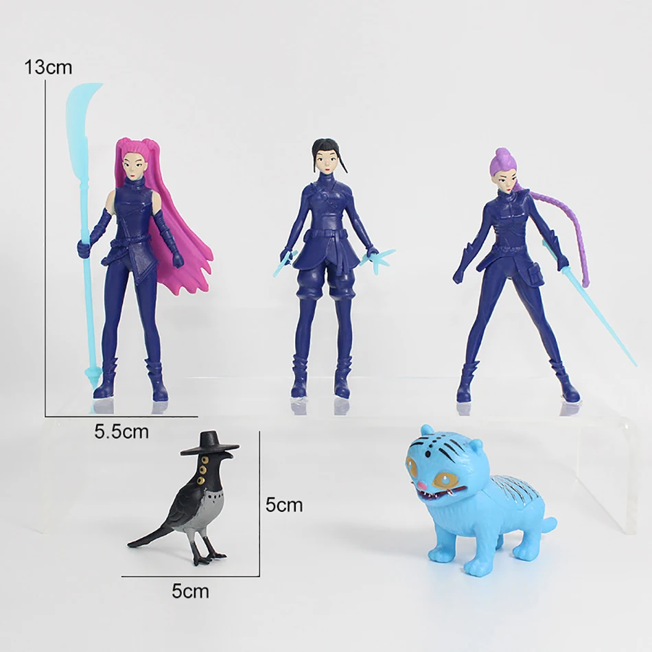 2026 K pop Demon Hunters Anime Figure Toys Cute PVC Movable Joints Action Figure Model Dolls Kids Birthday Decoration Toy Gifts - Image 3