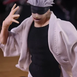 Jujutsu Kaisen 1/12 Male Soldier Anime Gojo Satoru's Outfit Shinjuku Showdown Clothing Set For 6in Action Figure Model Toys