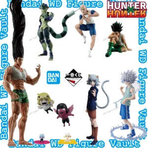 HUNTER HUNTER CHMERA ANT Killua Neferpitot  Gon Schauapf  Montutuyupi Premium Collectible Model Gift BANDAI Ichiban Kuji