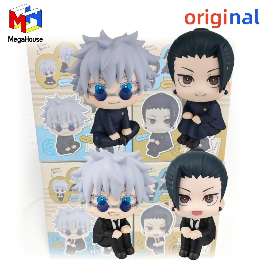 Megahouse Jujutsu Kaisen Anime Satoru Gojo & Geto Suguru & Okkotsu Yuta Suit Action Figures Model Figurine Original Decoration