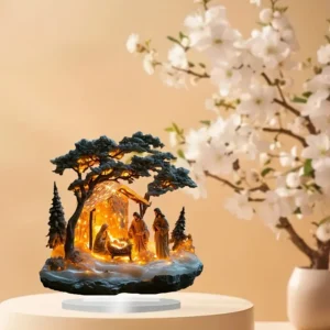 Creative Jesus Festival Scene Statues Festival Parties and Office Desk Decorations Assembly Ornaments
