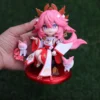 3 Types New Game Anime Genshin Impact Ganyu Hutao Yae Miko Figures Collectible Figure