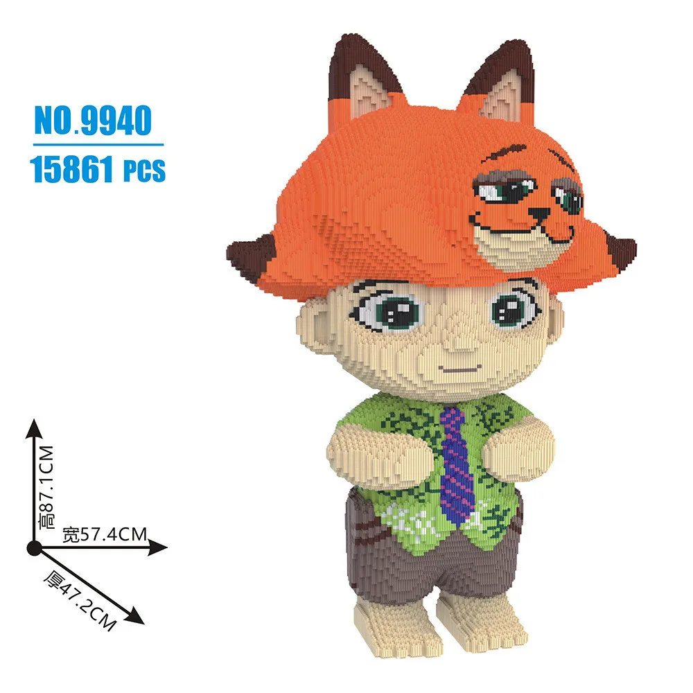 Big Pokemon Squirtle Charmander Magic Building Block Cartoon Horse Joker Model Toy Dragon Assembled Bricks Figure For Kids Gift - Image 9