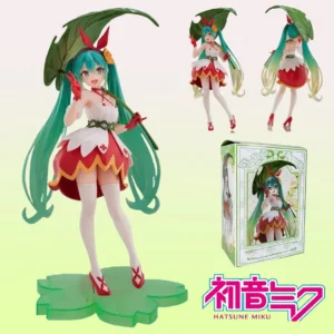 Hatsune Miku Anime Figure Wonderland PVC Model Action Toy Thumbelina Ver. - Desktop Decoration Dolls Ornaments for Collectors
