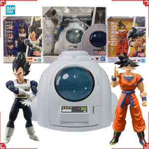Bandai Authentic Dragon Ball Action Figure SHF Mldical Machine Goku Vegeta High Poseability Anime Figures Toys For Boys Gift