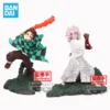 Banpresto Demon Slayer Anime Figurines Combination Battle Tanjiro Kamado Rui Figurals Collectible Figure