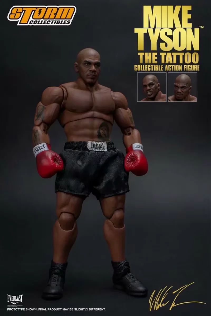 3 Head Face Storm Toys Boxing Boxer Champion Mike Tyson Final Round Mike Tyson Action Figure Collectible Model Toy Birthday Gift - Image 8