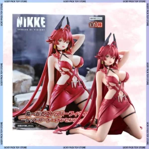 12cm Original Furyu Anime Game Goddess Of Victory: Nikke Red Hood Nonsense Red Noodle Stopper Model Toy Figures