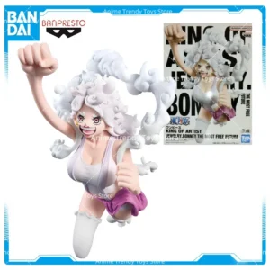 Original Bandai Banpresto in stock One Piece King of Artist Jewelry Bonney The Most Free Future Figure Model Collector Toy Gift