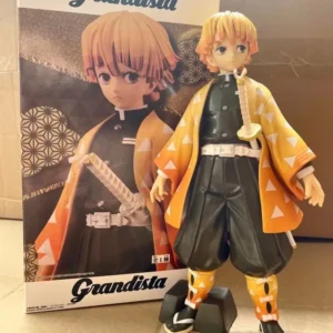 24cm Animation Ghost Blade Ros Series Protagonist Group Large Doll Pvc Model Kamado Tanjirou Kamado-Nezuko Ornaments Toy Gift
