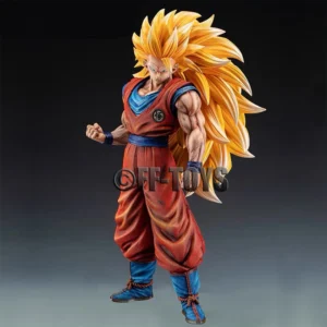 Dragon Ball Z Son Goku SSJ3 Figure Super Saiyan 3 Goku Action Figures 30CM PVC Statue Collection Model Toys for Children Gifts