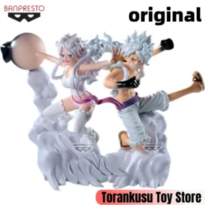 Banpresto One Piece Anime NIKA Jewelry Bonney & Luffy Senkou Zekkei Action Figures Model Figurine Original Anime Figure Toys