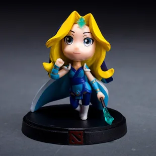 Dota 2 Figure Action Heroes Set Jakiro Shadow Fiend Snapfire Earthshaker Drow Ranger Rubick Treant PVC Q Version 4" Toy Doll - Image 13