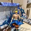 Hot One Piece Enel Thunder God Light Up Double Head Sculpt Collectible Figure