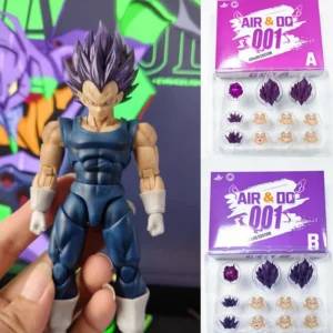 Air&OQ Studio Dragon Ball Z Vegeta Figure Shf Super Saiyan Ssj Majin Vegeta Head Accessories Kit Action Figures Air&OQ001 A B C