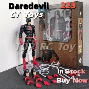 CT Toys Daredevil Figure Mafex 223 Comic Version Shf Anime Action Figurine Statue Model  Children's  Anime Toys Birthday Gifts