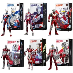 ZD Toys Ultraman Figure Kotaro Higashi Zero suit Tiga suit Ace Ultra Seven Ultraman Jack Cartoon  Collect Toys Birthday Gifts