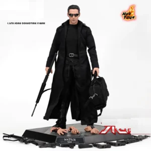 Original HotToys 1/6 MMS466 The Matrix Neo Keanu Reeves Action Collection Figure Model Toys 30CM Collection Decoration Gift