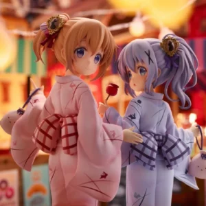 In Stock Original Plum Is The Order A Rabbit? Bloom Chino/Cocoa Summer Festival Ver Model Animation Figure Collection Toys