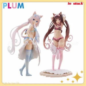 In Stock Original PLUM NEKOPARA Vanilla/chocola Lovely Sweets Time 1/7 Scale Doll Model Animation Figure Collection Toys