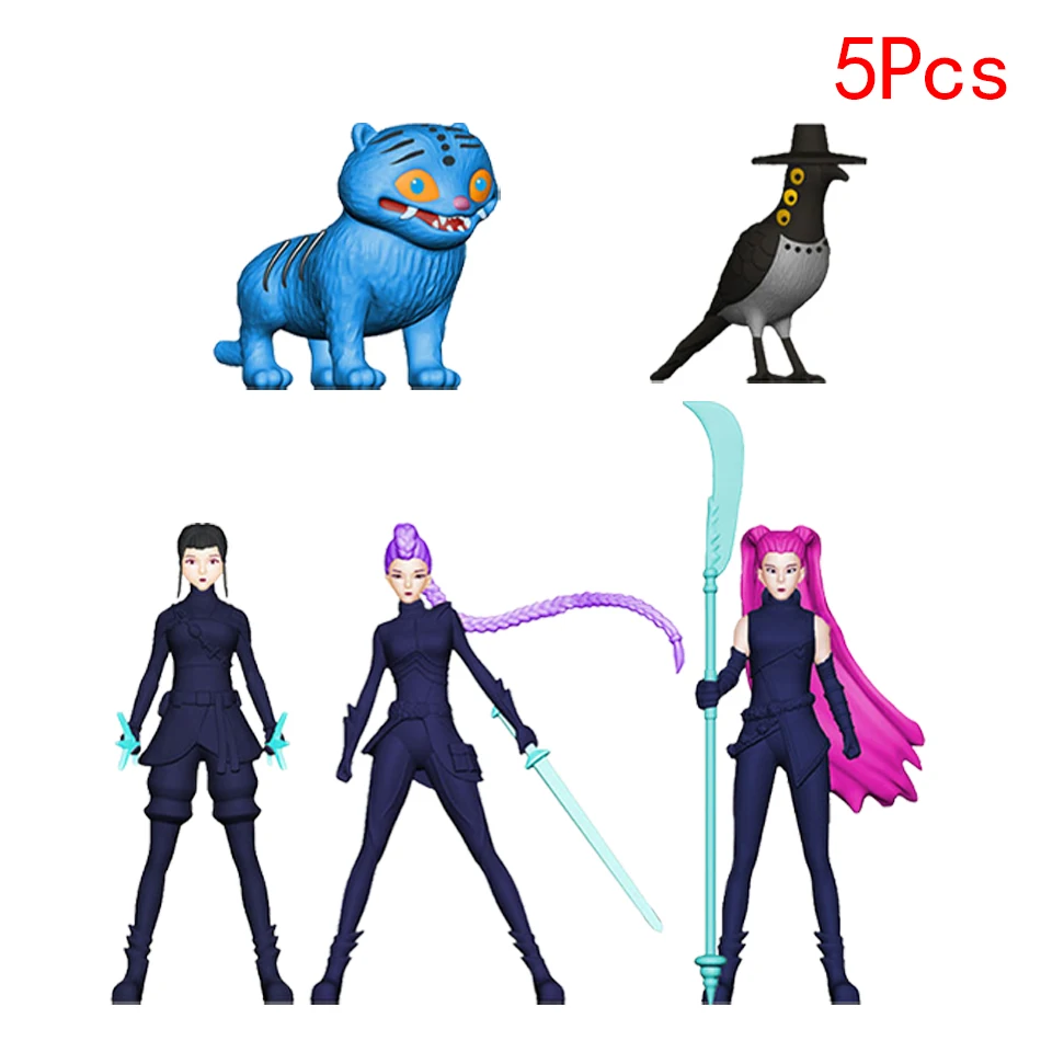 2026 K pop Demon Hunters Anime Figure Toys Cute PVC Movable Joints Action Figure Model Dolls Kids Birthday Decoration Toy Gifts - Image 10