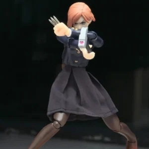 Jujutsu Kaisen SHF Anime NEW Handmade Kugisaki Nobara Skirt hem clothes common Built In Iron Wire Is Suitable for 1/12 Toys