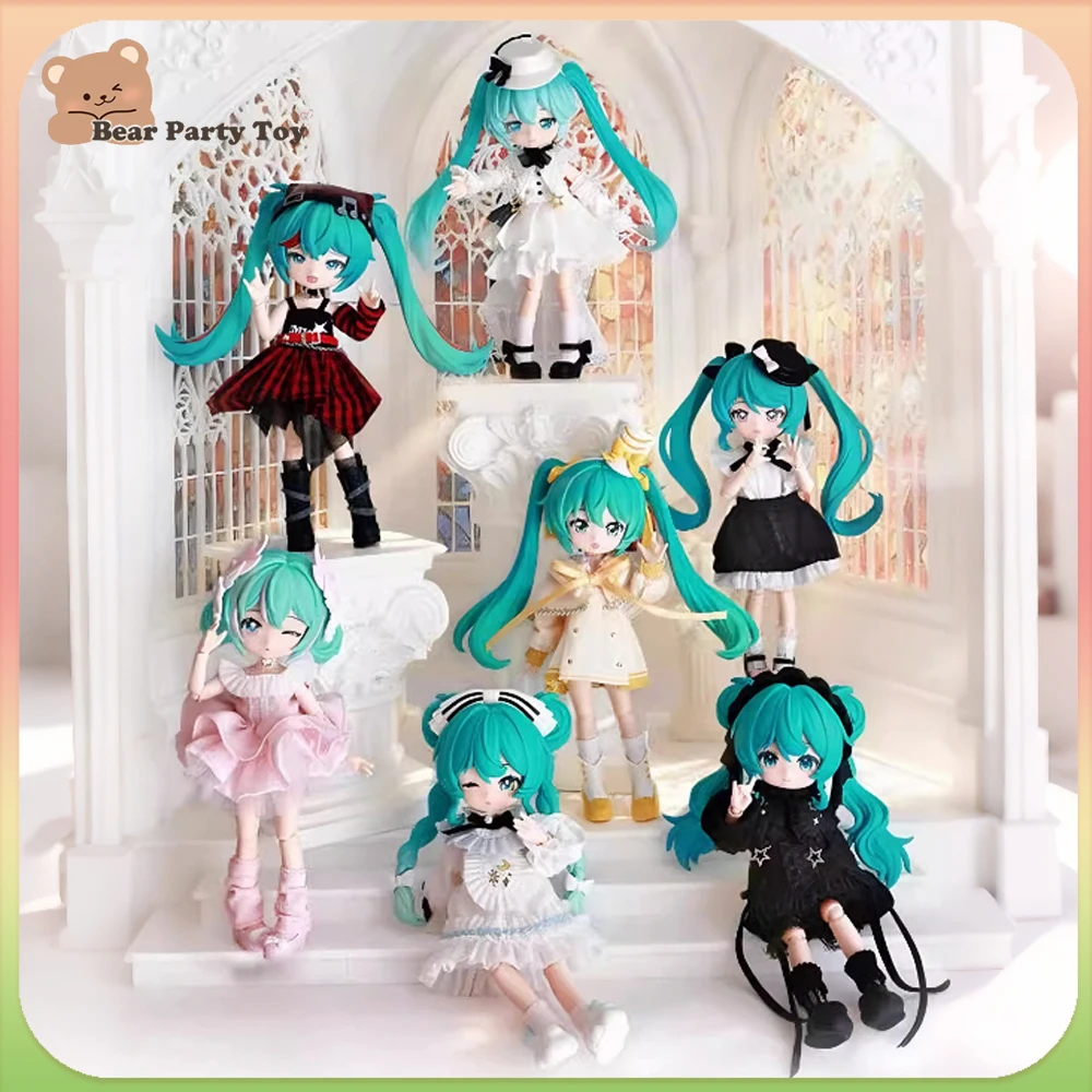 Original Blokees Hatsune Miku Vocaloid Series Blind Box 14cm Kawaii Bjd Mystery Box Decoration Anime Figure Collection Kid Gifts