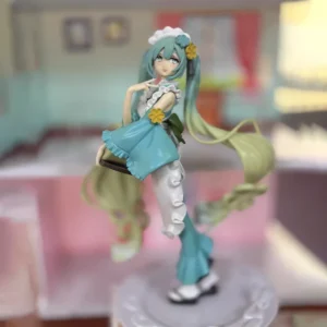 Original Furyu Hatsune Miku Charming Dessert Series Matcha Ice Cream Sakura Pink Miku Anime Figures Toys Ornaments Model