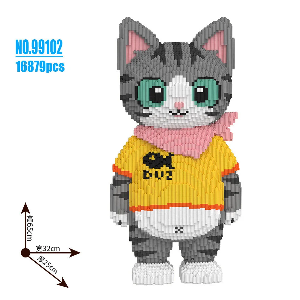 Big Pokemon Squirtle Charmander Magic Building Block Cartoon Horse Joker Model Toy Dragon Assembled Bricks Figure For Kids Gift - Image 17