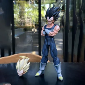 New Dragon Ball Z Majin Vegeta Figure Replace Head Vegeta Super Saiyan Action Figures 27cm/10.63inch Collection Model Toys Gifts