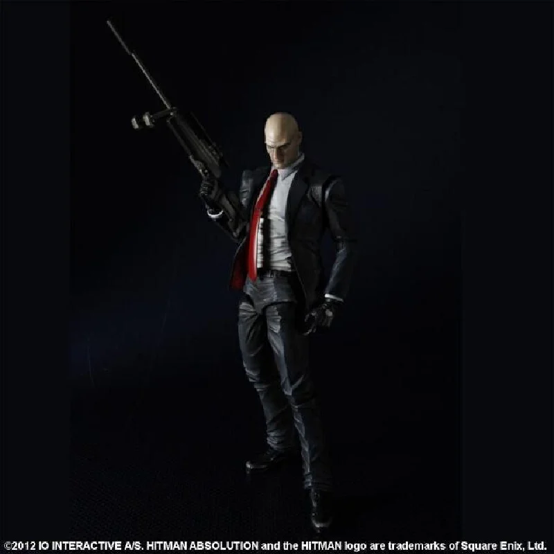 New 23cm Play Arts Hitman Codename 47 Action Figure Pa Agent Pvc Model Doll Joints Movable Classic Collection Toys Gifts - Image 3
