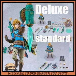 Figma 626 Link Figure Deluxe The Legend Of Zelda Tears Of The Kingdom Figures Breath Of The Wild Anime Figurine Collection Toy