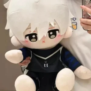 Blue Lock Anime Nagi Seishiro Rin Itoshi 40cm Soft Plush Doll Stuffed Body Dress Up Sitting Posture Pillow Toy Cosplay Gift