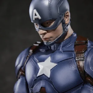 54cm Anime Figure Captain America Iron Man Avengers Action Figure Ornaments Exquisite And Lifelike Collection Model Boys Gifts