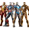 ZD Iron Man MK30 Blue Steel 1/10 Patriot Marvel Legends Action Figure