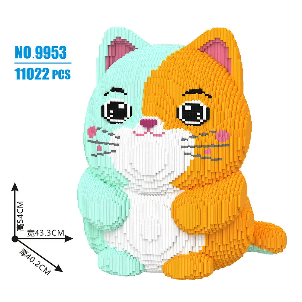 Big Pokemon Squirtle Charmander Magic Building Block Cartoon Horse Joker Model Toy Dragon Assembled Bricks Figure For Kids Gift - Image 37