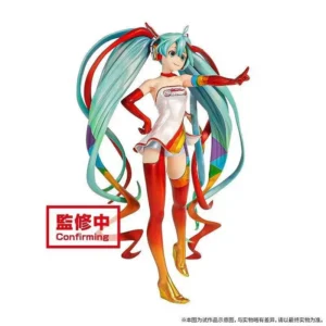 Bandai Banpresto Chronicle Hatsune Miku Racing Queen 2016 Prize Anime Figure PVC Statue For Collectors Home Display Model