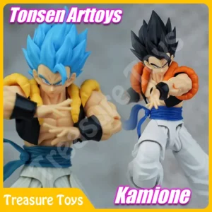 Tonsenarttoys Kamione Dragon Ball Z SHF Super Saiyan Blue Son Goku Vegeta Gogeta Anime Action Figures Models Kids Toys Gifts