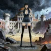 Anime One Piece Nico Robin 26cm/10.24inch PVC Justice Island Figures Model Action Figure