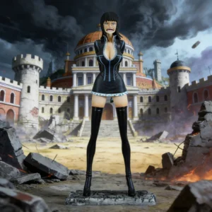 Anime One Piece Nico Robin Action Figure 26cm/10.24inch PVC Justice Island Robin Figures Collection Model Ornament Toy for Gifts