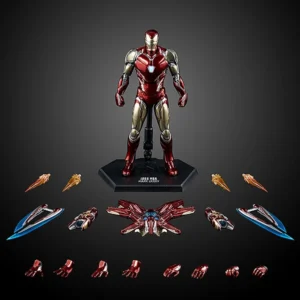 100% Original Threezero Studio The Infinity Saga DLX Iron Man Mark 85 Anime Action Collection Figures Model Toys Gifts In Stock