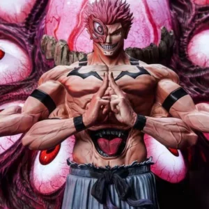 New Hot In Stock Jujutsu Kaisen Ryomen Sukuna Action Figures Gk Model Anime Toy Desktop Decoration Holiday Gifts