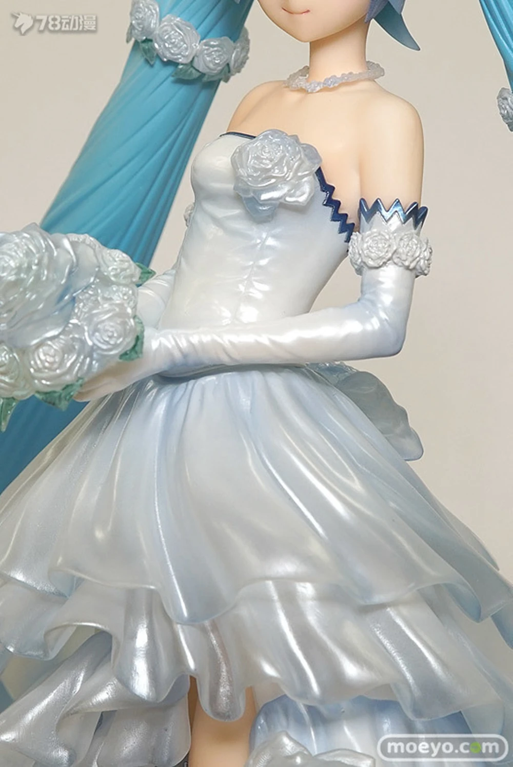 20CM Anime Hatsune Miku Figure 1/7 Wedding Dress Ver Flower Wedding Model Toy Gift Collection Action Figure PVC - Image 5
