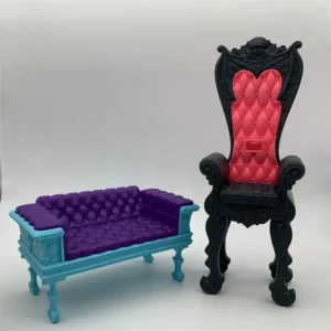 Monster Figure Props Accessories Chair High Chair Sofa Scene Decor Ornaments Throne Play House Toys Child Girl Cute Gifts
