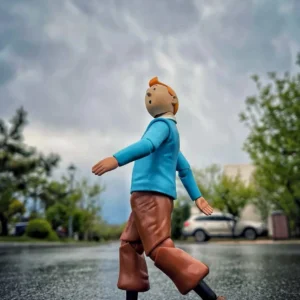 In Stock Anime Dingding Dog Captain Handmade Model Doll Figurine Desktop Ornament Collection Toy  Children'S Birthday Gift