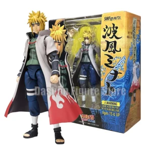 Shf Naruto Shippuden Figures Yondaime Hokage Namikaze Minato Action Figure PVC Collection Hatake Kakashi Movable Model Toys Gift