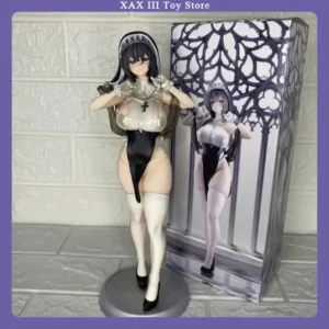 Hot 28cm Prayer Nun Anime Pvcaction Figure Model Toy Beautiful Girl Figurine Gk Desktop Decorative Ornaments For Boys Gift