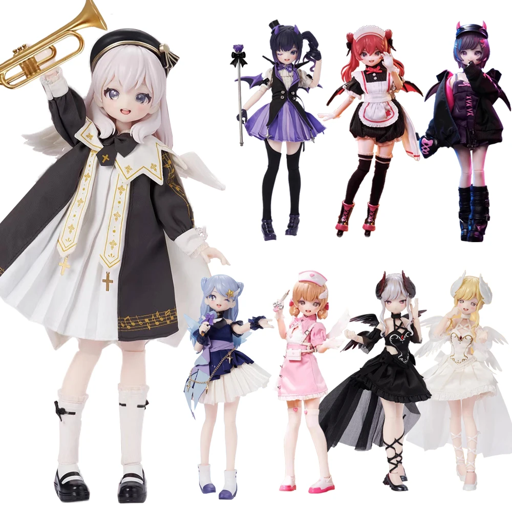 In Stock Neo Eden Mjd Doll Blind Box Light Nightmare Twin Series Movable Joint Doll Anime Figure Collectible Toy Boy Girl Gifts