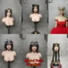 Different Styles 1/6 Women Soldier Wizard Elf Crown Catwoman Mask Model Accessories Accessory