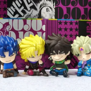JoJo's Bizarre Adventure Shoulder to Shoulder Series 4Pcs/Set Anime Figure Model Jonathan Joseph Caesar Boys Toy Gift